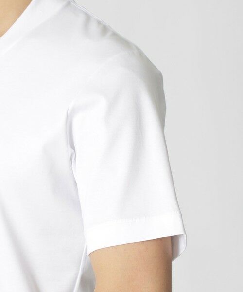 Paul Stuart / ポール・スチュアート カットソー | 【Nikkei magazin掲載】「Dress Tee Shirts」ドレスVネックTシャツ | 詳細7