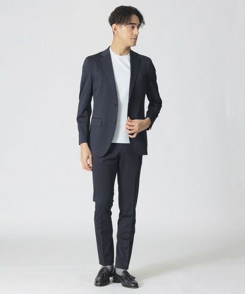 Paul Stuart / ポール・スチュアート その他パンツ | 【Nikkei magazine掲載】【STUART'S TRAVELER】ハイゲージアクアツイスト千鳥ジャージースラックス | 詳細3