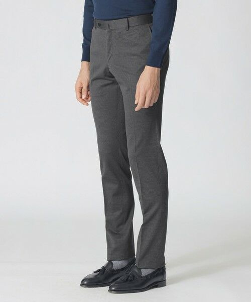 Paul Stuart / ポール・スチュアート その他パンツ | 【Nikkei magazine掲載】【STUART'S TRAVELER】ハイゲージアクアツイスト千鳥ジャージースラックス | 詳細6