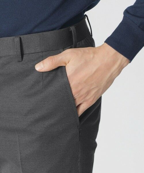 Paul Stuart / ポール・スチュアート その他パンツ | 【Nikkei magazine掲載】【STUART'S TRAVELER】ハイゲージアクアツイスト千鳥ジャージースラックス | 詳細8
