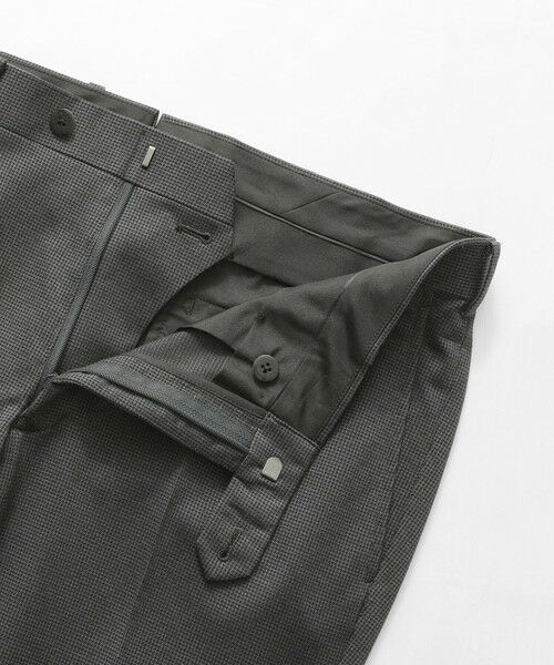 Paul Stuart / ポール・スチュアート その他パンツ | 【Nikkei magazine掲載】【STUART'S TRAVELER】ハイゲージアクアツイスト千鳥ジャージースラックス | 詳細9