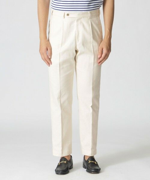 Paul Stuart / ポール・スチュアート パンツ | 綿麻プリペラクロス　カジュアルパンツ | 詳細3