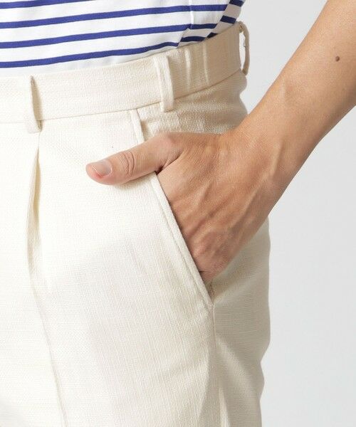 Paul Stuart / ポール・スチュアート パンツ | 綿麻プリペラクロス　カジュアルパンツ | 詳細6