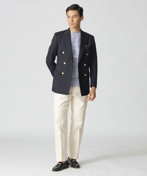 Paul Stuart / ポール・スチュアート パンツ | 綿麻プリペラクロス　カジュアルパンツ | 詳細1