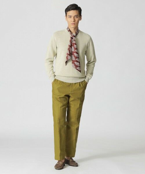 Paul Stuart / ポール・スチュアート パンツ | 綿麻プリペラクロス　カジュアルパンツ | 詳細2