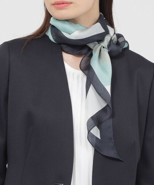 Paul Stuart / ポール・スチュアート マフラー・ショール・スヌード・ストール | 【Nikkei magazine掲載】【ウォッシャブル】ストリームシルクストール | 詳細9