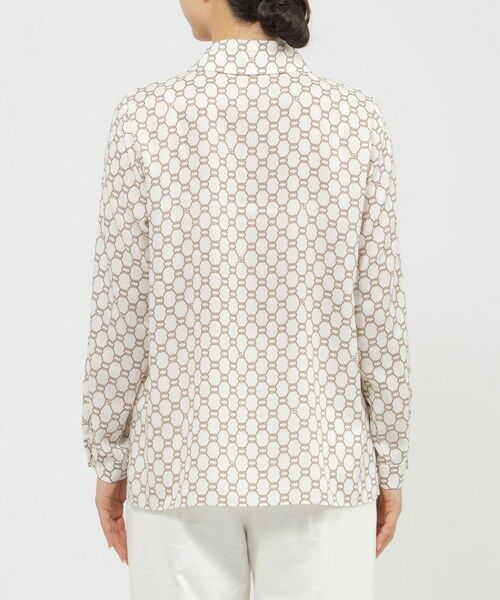 Paul Stuart / ポール・スチュアート シャツ・ブラウス | 【Precious掲載】【ウォッシャブル】ロープモノグラム　ブラウス | 詳細7