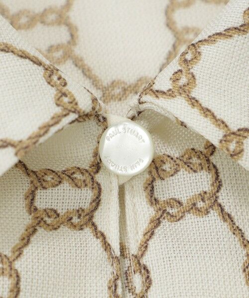 Paul Stuart / ポール・スチュアート シャツ・ブラウス | 【Precious掲載】【ウォッシャブル】ロープモノグラム　ブラウス | 詳細9