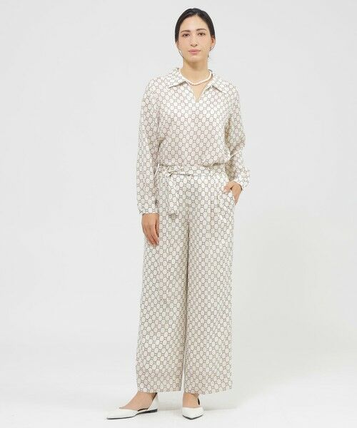 Paul Stuart / ポール・スチュアート シャツ・ブラウス | 【Precious掲載】【ウォッシャブル】ロープモノグラム　ブラウス | 詳細4