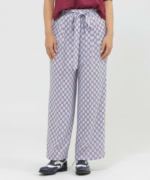 Paul Stuart / ポール・スチュアート パンツ | 【Precious掲載】【ウォッシャブル】ロープモノグラム　パンツ | 詳細12