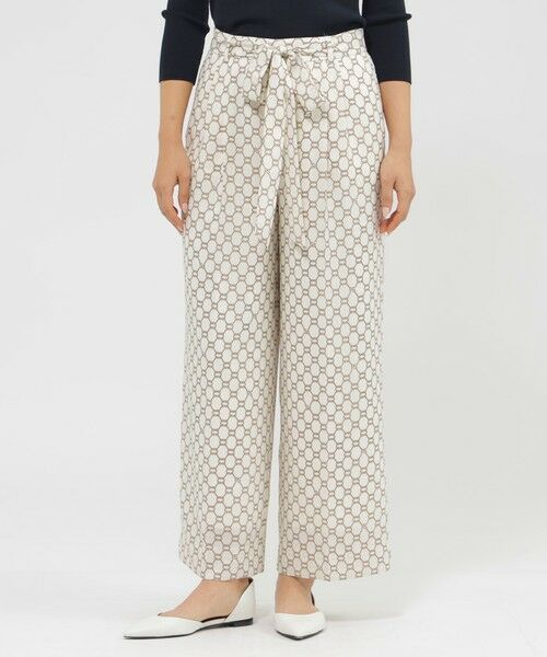 Paul Stuart / ポール・スチュアート パンツ | 【Precious掲載】【ウォッシャブル】ロープモノグラム　パンツ | 詳細13