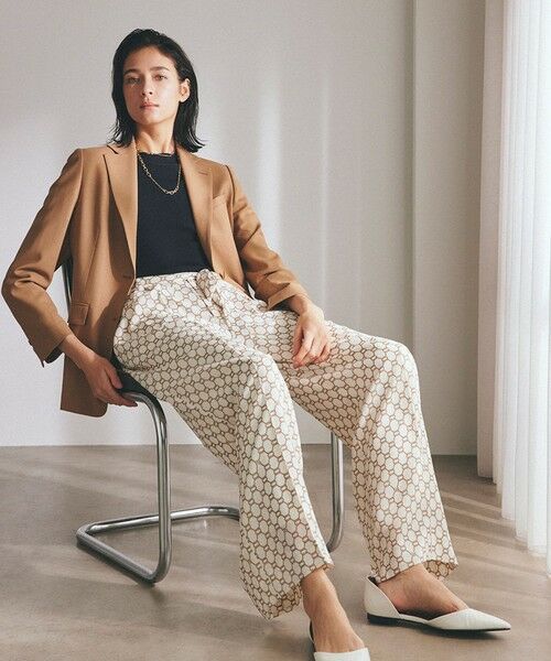 Paul Stuart / ポール・スチュアート パンツ | 【Precious掲載】【ウォッシャブル】ロープモノグラム　パンツ | 詳細2