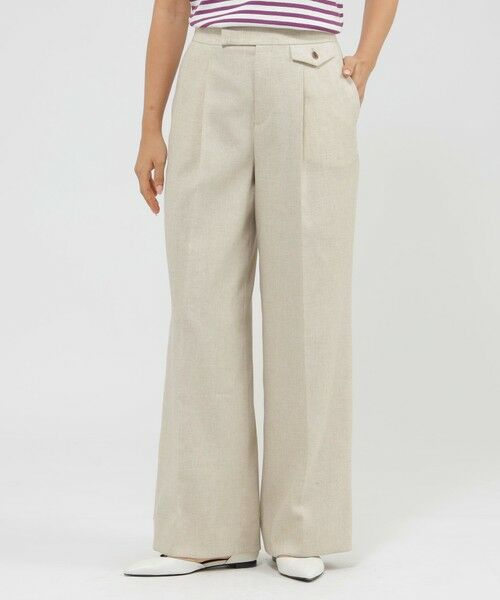 Paul Stuart / ポール・スチュアート パンツ | 【Precious掲載】【ウォッシャブル】ナチュラルオックス　パンツ | 詳細15