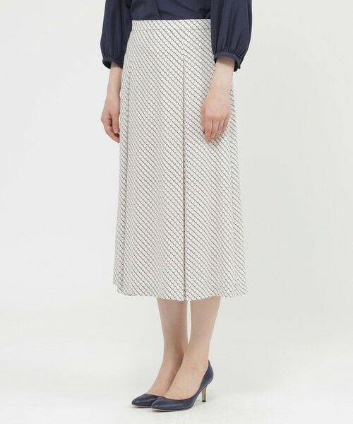 Paul Stuart / ポール・スチュアート スカート | 【WEB・一部店舗限定/ウォッシャブル】トライアングルプリント　スカート | 詳細5