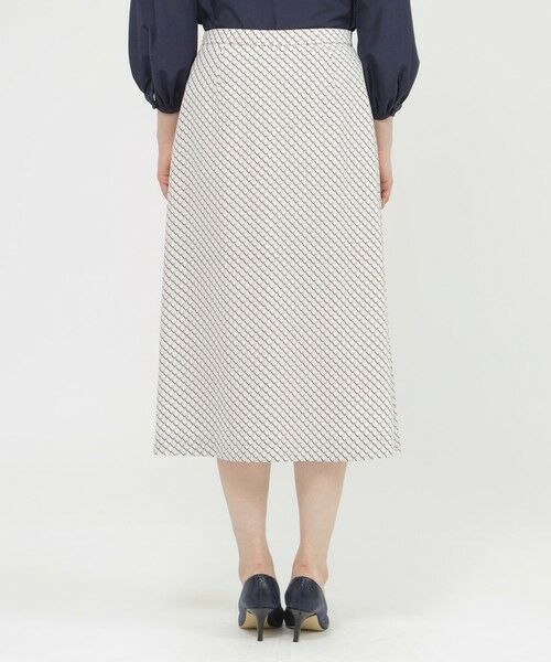 Paul Stuart / ポール・スチュアート スカート | 【WEB・一部店舗限定/ウォッシャブル】トライアングルプリント　スカート | 詳細6