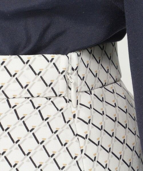 Paul Stuart / ポール・スチュアート スカート | 【WEB・一部店舗限定/ウォッシャブル】トライアングルプリント　スカート | 詳細7