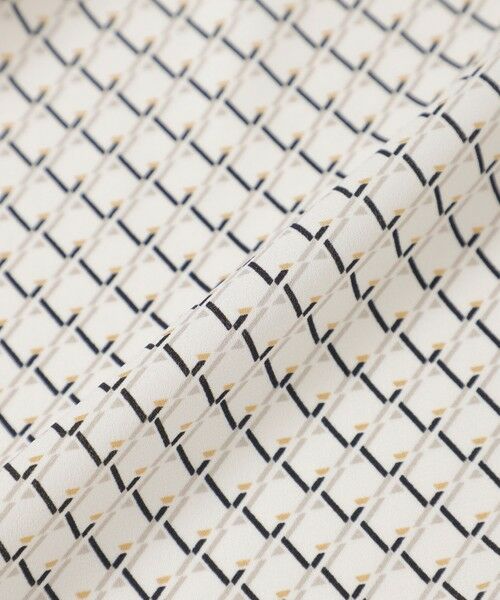 Paul Stuart / ポール・スチュアート スカート | 【WEB・一部店舗限定/ウォッシャブル】トライアングルプリント　スカート | 詳細9