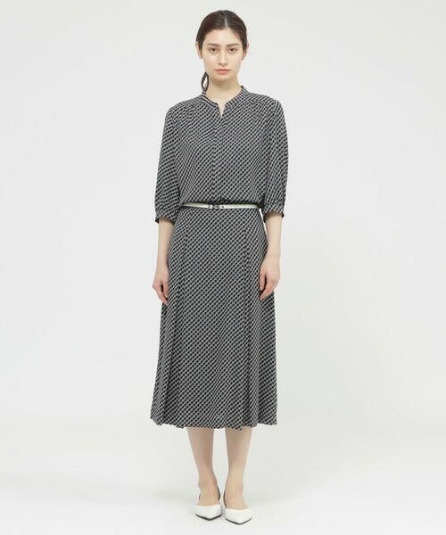 Paul Stuart / ポール・スチュアート スカート | 【WEB・一部店舗限定/ウォッシャブル】トライアングルプリント　スカート | 詳細2