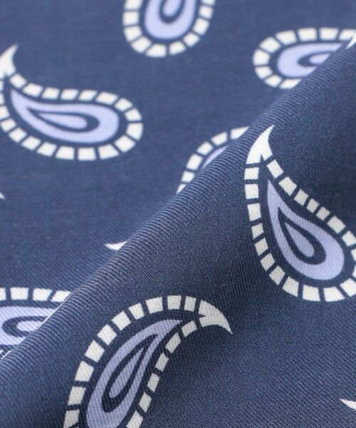 Paul Stuart / ポール・スチュアート マフラー・ショール・スヌード・ストール | 【Nikkei magazine掲載】ミニストール/ペイズリー柄 | 詳細3