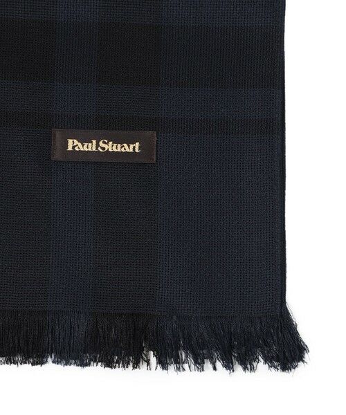 Paul Stuart / ポール・スチュアート マフラー・ショール・スヌード・ストール | シルクコットンギシャストール | 詳細1