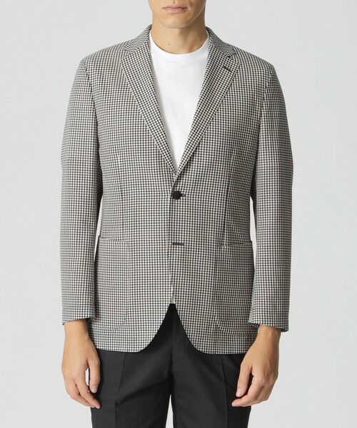 Paul Stuart / ポール・スチュアート その他アウター | 【STUART'S　TRAVELER】マナードシェパードチェックジャケット | 詳細3