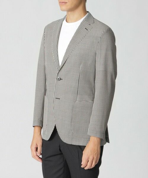 Paul Stuart / ポール・スチュアート その他アウター | 【STUART'S　TRAVELER】マナードシェパードチェックジャケット | 詳細4