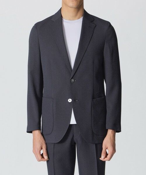 Paul Stuart / ポール・スチュアート その他アウター | 【Nikkei magazin掲載】【STUART'S TRAVELER】【防シワ / UVカット / 水をはじきやすい】フロータブルサッカージャケット | 詳細4