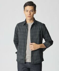 Paul Stuart / ポール・スチュアート シャツ・ブラウス | ドットエアチェックシャツジャケット