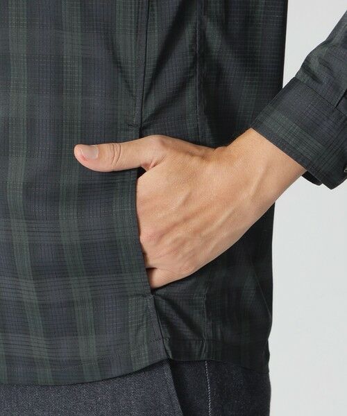 Paul Stuart / ポール・スチュアート シャツ・ブラウス | ドットエアチェックシャツジャケット | 詳細8