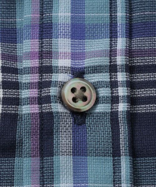 Paul Stuart / ポール・スチュアート シャツ・ブラウス | マドラスチェック柄　パナマシャツ（半袖シャツ） | 詳細8