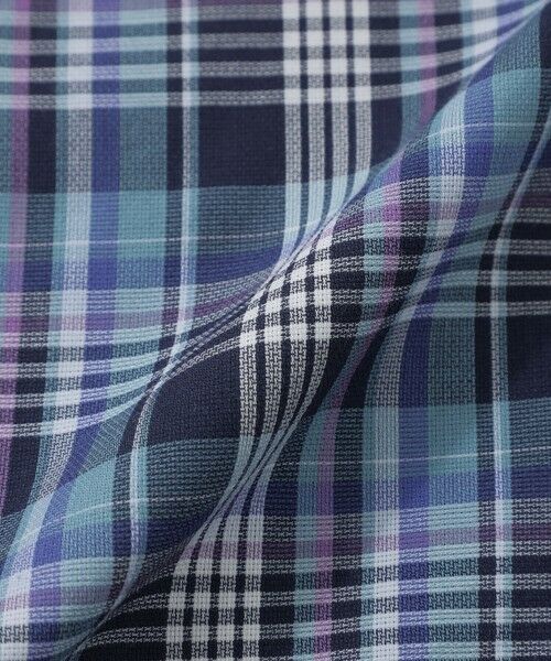 Paul Stuart / ポール・スチュアート シャツ・ブラウス | マドラスチェック柄　パナマシャツ（半袖シャツ） | 詳細9