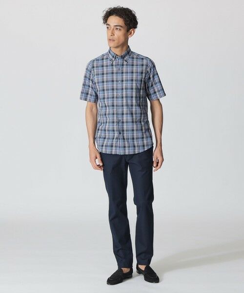 Paul Stuart / ポール・スチュアート シャツ・ブラウス | マドラスチェック柄　パナマシャツ（半袖シャツ） | 詳細1