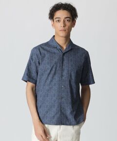 Paul Stuart / ポール・スチュアート シャツ・ブラウス | バティック柄プリント　半袖シャツ