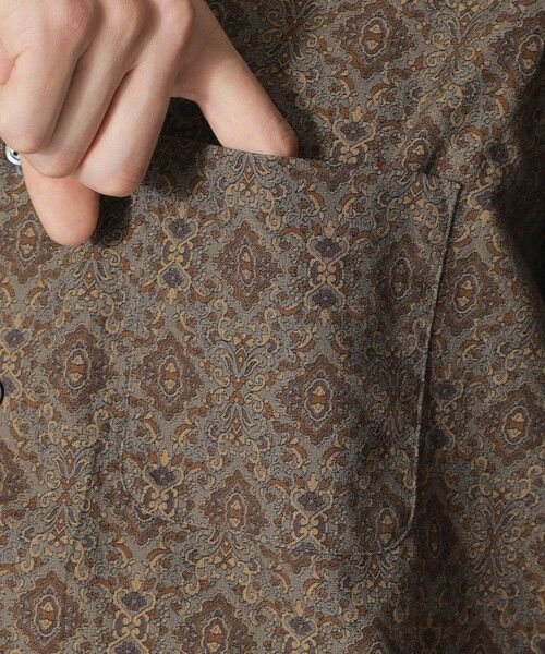 Paul Stuart / ポール・スチュアート シャツ・ブラウス | バティック柄プリント 半袖シャツ | 詳細6