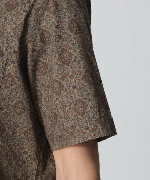 Paul Stuart / ポール・スチュアート シャツ・ブラウス | バティック柄プリント 半袖シャツ | 詳細7