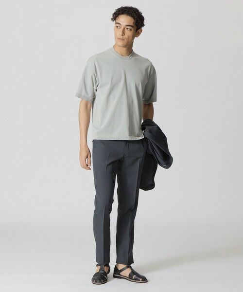 Paul Stuart / ポール・スチュアート ニット・セーター | ドレスニットＴシャツ　TEXBRID（R）プレーティング | 詳細3