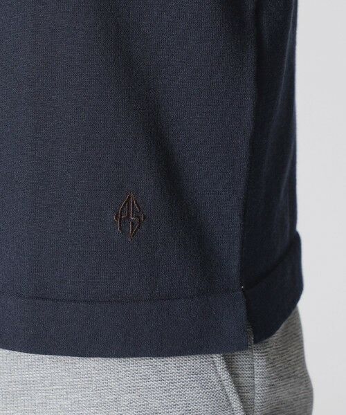 Paul Stuart / ポール・スチュアート ニット・セーター | ドレスニットＴシャツ　TEXBRID（R）プレーティング | 詳細8