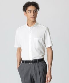 Paul Stuart / ポール・スチュアート カットソー | ニットサッカーシャツ（半袖）