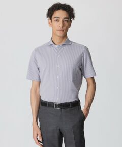 Paul Stuart / ポール・スチュアート カットソー | ニットサッカーシャツ（半袖）