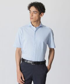 Paul Stuart / ポール・スチュアート カットソー | ニットサッカーシャツ（半袖）