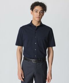 【Paul & Joe 】グレインドプードルウールベルト付き シャツOP 新登場!】ウールプレーティングモックネックドレスTシャツ