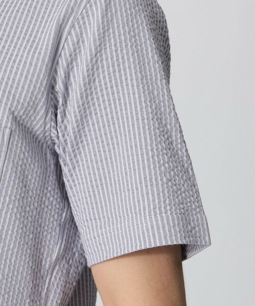 Paul Stuart / ポール・スチュアート カットソー | ニットサッカーシャツ（半袖） | 詳細9