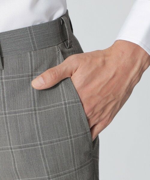 Paul Stuart / ポール・スチュアート その他パンツ | ウィンドウペン柄　ストレッチウールトロトラウザーズ | 詳細5