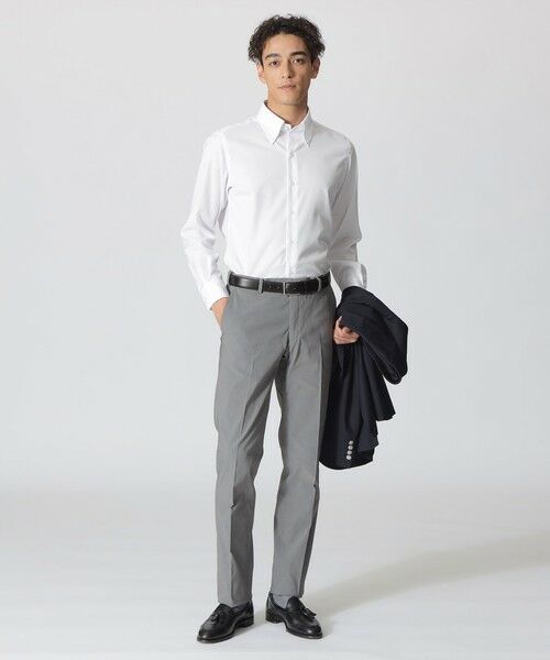 Paul Stuart / ポール・スチュアート その他パンツ | 【接触冷感/Adjustable Fit/Keep Pressed】アポロックコットンストレッチトラウザーズ | 詳細2