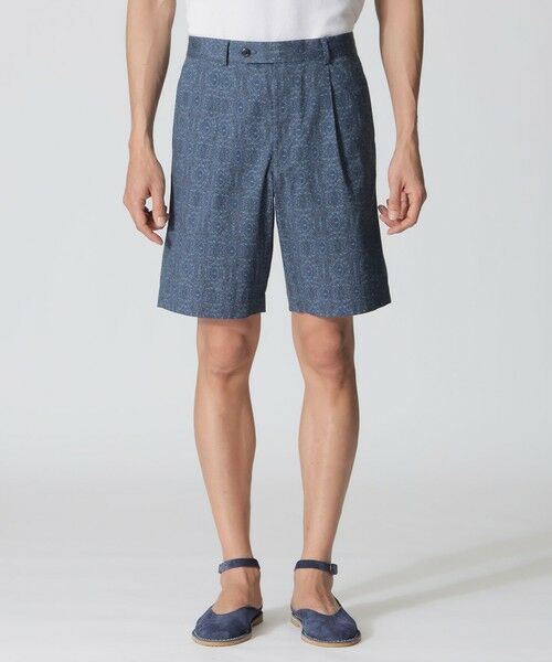 Paul Stuart / ポール・スチュアート パンツ | バティックプリント柄　ショートパンツ | 詳細3