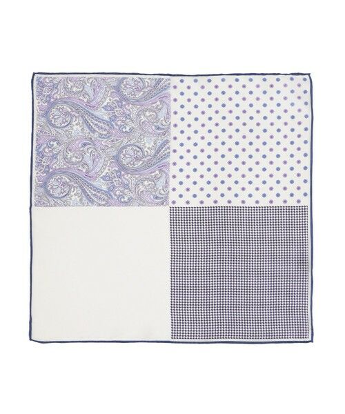 Paul Stuart / ポール・スチュアート その他小物 | 4面パネルプリントチーフ | 詳細1