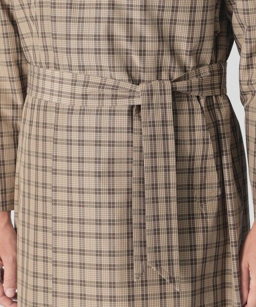 Paul Stuart / ポール・スチュアート その他アウター | 【数量限定】「COLLECTION LINE」チェック柄　ベルテッドバルマカーンコート | 詳細7