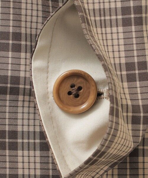 Paul Stuart / ポール・スチュアート その他アウター | 【数量限定】「COLLECTION LINE」チェック柄　ベルテッドバルマカーンコート | 詳細9