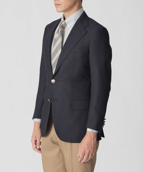 Paul Stuart / ポール・スチュアート その他アウター | 【数量限定】「COLLECTION LINE」ノッチドワイドラペル MOFコッパ—ボタンブレザー | 詳細3