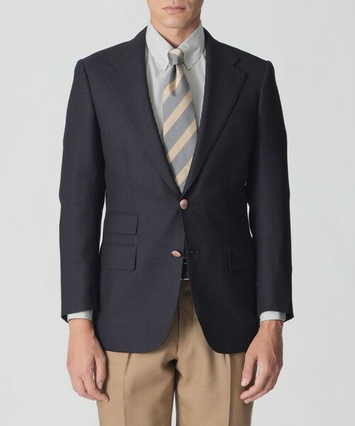 Paul Stuart / ポール・スチュアート その他アウター | 【数量限定】「COLLECTION LINE」ノッチドワイドラペル MOFコッパ—ボタンブレザー | 詳細2